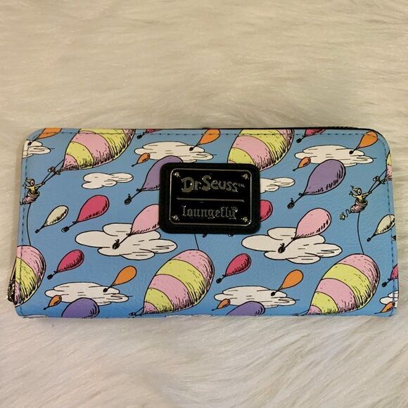 Loungefly Dr. Seuss Oh the Places You’ll Go Mini Backpack & Wallet NWT main image 8